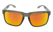 (Global Fit) Holbrook Sunglasses "Grey Smoke / PRIZM Ruby Iridium" OO9244 28