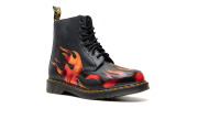 1460 Pascal Flame Arcadia Rub Off Leather Boots "Black / Red / Yellow" 41517001 - Image 7