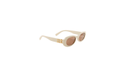 06ZS Signature Logo Sunglasses WMNS "Milk - Brown" 0MU 06ZS 21D90Q - Image 2