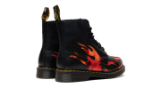 1460 Pascal Flame Arcadia Rub Off Leather Boots "Black / Red / Yellow" 41517001 - Image 3