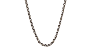 18" Paper Chain Necklace "Silver" CHRM0324 - Image 2
