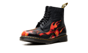 1460 Pascal Flame Arcadia Rub Off Leather Boots "Black / Red / Yellow" 41517001 - Image 4