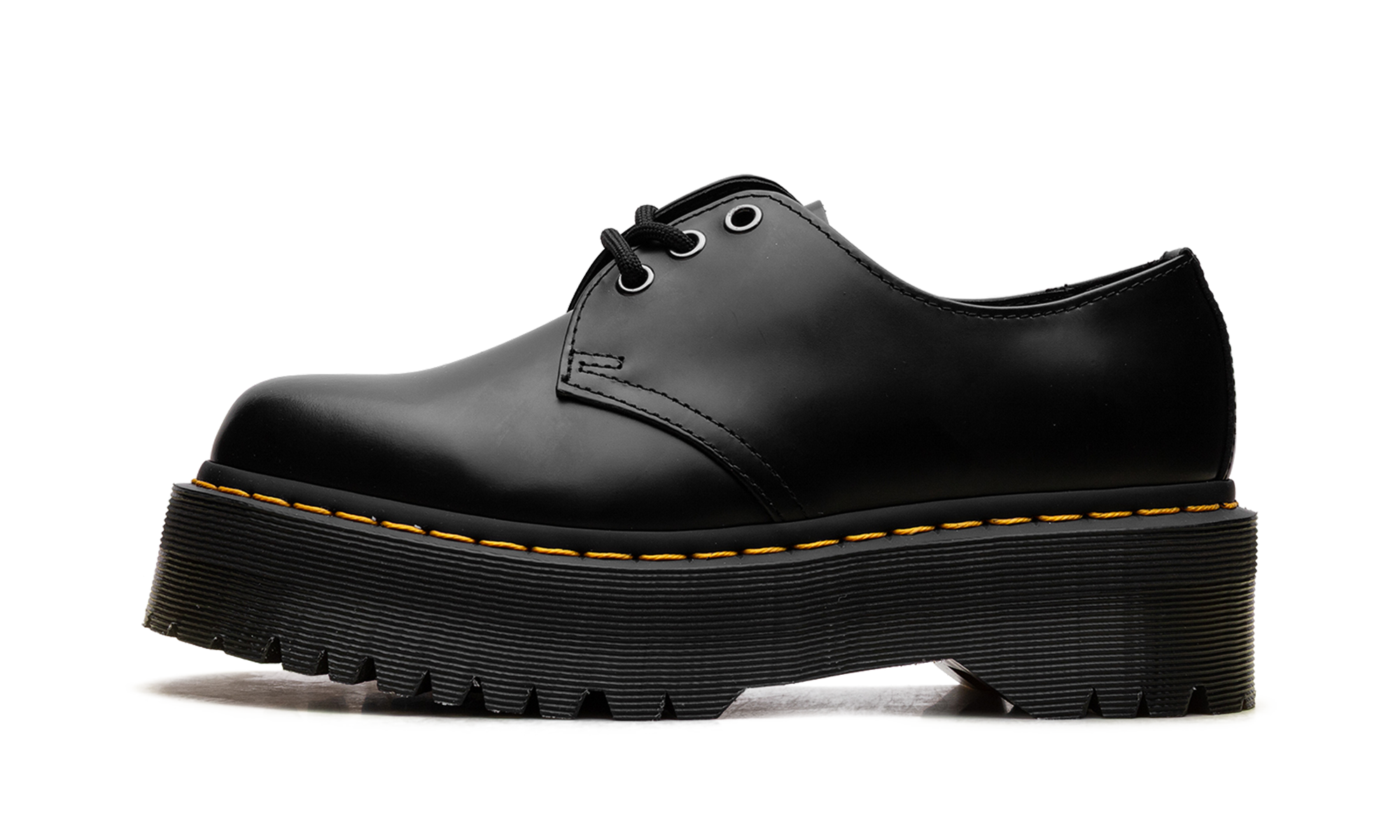 x11ynxs755i9qetsbfnpjygphpa7 1461 Quad Polished Smooth Leather Derby "Black" 25567001 - Image 1
