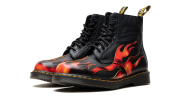 1460 Pascal Flame Arcadia Rub Off Leather Boots "Black / Red / Yellow" 41517001 - Image 2